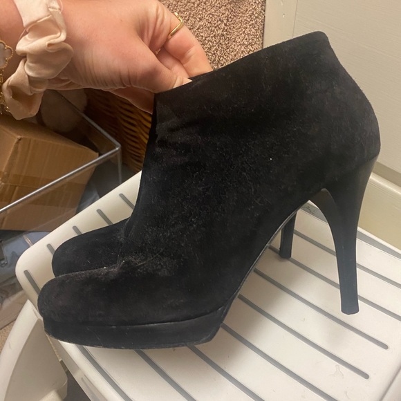 Balenciaga black suede booties - Picture 1 of 6